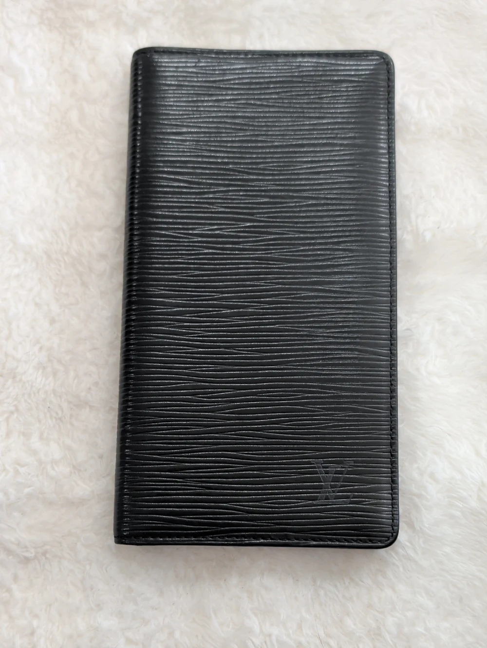 Louis Vuitton Black Epi Leather Long Wallet